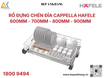 Bộ rổ chén dĩa Hafele KOSMO CAPPELLA 700mm 549.08.151 ( Có ống đũa )